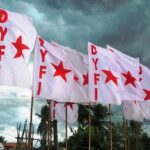 തൃശൂരില്‍ പാചക വാതക സിലിണ്ടറുകള്‍ കയറ്റിയ വണ്ടിയ്ക്ക് തീപിടിച്ചു;  ദുരന്തം ഒഴിവായത് തലനാരിഴയ്ക്ക്