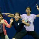 സംസ്ഥാന സ്‌കൂള്‍ കലോത്സവം; മത്സരാര്‍ത്ഥികള്‍ക്ക് ഇടയില്‍ ഒരു കൊച്ച് മിടുക്കി; മാര്‍ഗം കളി ചുവടുപിടിച്ചു