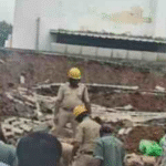 മലപ്പുറത്ത് ആറുവരിപ്പാതയുടെ ഭാഗം ഇടിഞ്ഞു സര്‍വീസ് റോഡിലേക്ക് വീണു; ഒഴിവായത് വന്‍ ദുരന്തം