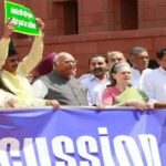 പ്രതിഷേധ മാർച്ച് തടഞ്ഞ് പൊലീസ്;രാഹുൽ ​ഗാന്ധി അടക്കമുള്ള പ്രതിപക്ഷ എം പി മാരെ അറസ്റ്റ് ചെയ്ത് നീക്കി