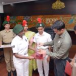 തിരഞ്ഞെടുപ്പ് : സുരക്ഷാക്രമീകരണങ്ങളുടെ ഭാഗമായി പോലീസ് റൂട്ട് മാര്‍ച്ച് നടത്തി