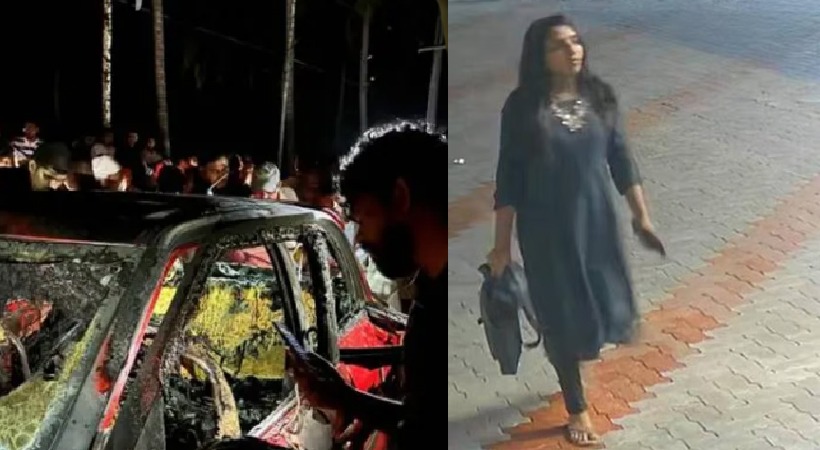 സോന പമ്പിൽ നിന്ന് കന്നാസിൽ പെട്രോൾ വാങ്ങുന്ന സിസിടിവി ദൃശ്യങ്ങൾ പുറത്ത്; കാറിന് തീപിടിച്ച് ഗർഭിണി മരിച്ചതിൽ അന്വേഷണം ഊർജ്ജിതമാക്കി