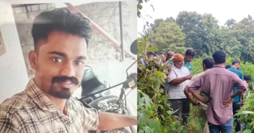 പാലക്കാട് കൃഷിയിടത്തില്‍ പന്നിക്ക് വച്ച കെണിയില്‍ അകപ്പെട്ട് യുവാവ് ഷോക്കേറ്റ് മരിച്ചു